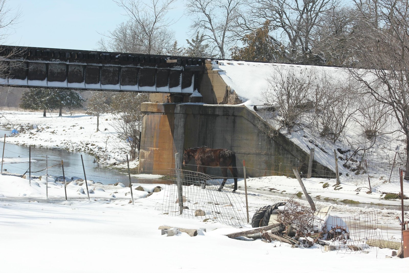 West abutment
